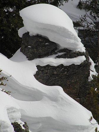 Snow Layers Photograph