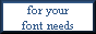 Fonts Anon~