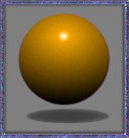 Orange Barrel Sphere