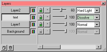 Disolve Settings